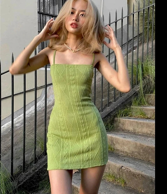 Green Dream Mini Dress