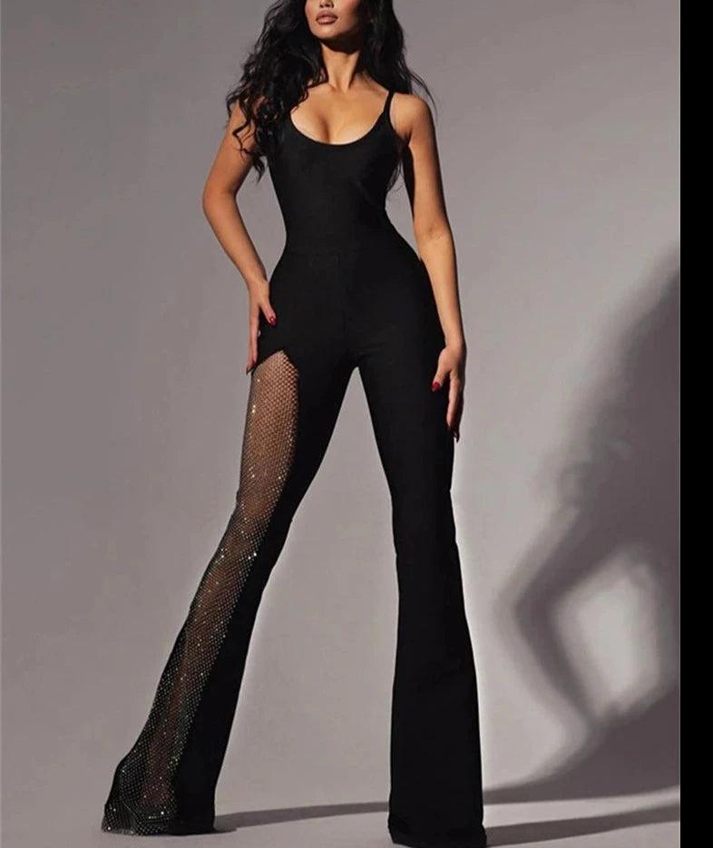 Sultry Mesh Jumpsuit